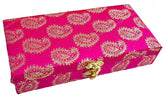 Decorative & Attractive Box Cash Box, Shagun Box, Jewellery Box, Money Box Envelop Wedding, Gift Box, Bangel Box Potli Design, Colour - Pink
