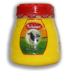 Organic Natural Desi Cow Ghee By Mahaan | Good Source Of Energy Healthy & Nutrients Desi Cow Ghee For Cooking | (1 Litre) 33.8 Ounce | Jar Pack