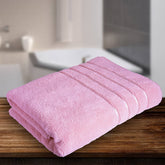 Monbest Urban Comfort Cotton Bath Towel 450 Gsm (Pink)