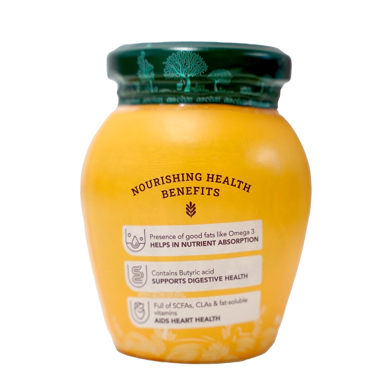 100% Natural Bilona-Churned Hallikar Cow Ghee By Anveshan | High In Vitamins A, D & Healthy Bilona Method Desi Ghee For Skin Care | (150ml) 5.0 Ounce | Jar Pack 100% Natural Bilona-Churned Hallikar Cow Ghee By Anveshan | High In Vitamins A, D & Healthy Bilona Method Desi Ghee For Skin Care | (150ml) 5.0 Ounce | Jar Pack