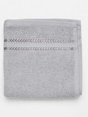 Ramraj Cotton Soft & Absorbent Terry Bath Towel 450 Gsm (Silver Grey)