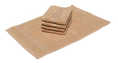 Solance Super Cotton Hand Towel 1000 Gsm | Ultra Soft & Super Absorbent Hand Towel (Beige) - Set Of 5