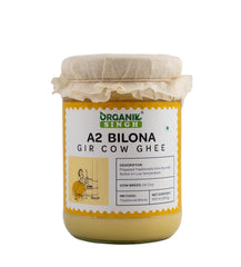 Premium A2 Bilona Desi Gir Cow Ghee By Organik Singh | Great Source Of Energy & Vitamin Healthy Desi Ghee Perfect For Boost Immunity | (500ml) 16.9 Ounce | Glass Jar