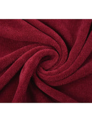 Cotton Bolls Microfiber Large Bath Towel 800 Gsm | Quick Dry Super Soft Higly Absorbent Lint Free Bath Towel For Men & Women, Travel, Gym, Beach, Pool, Yoga (Maroon)