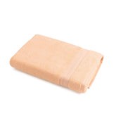Vilasiya Plushwave 100% Cotton Bath Towel 650 Gsm | Zero Twist Yarn Luxurious Soft & Extra Absorbent Bath Towel (Peach)