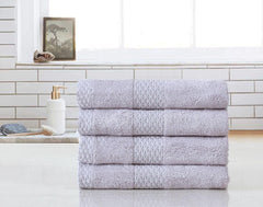 Fash Home International Hand Towel 800 Gsm | 100% Cotton Highly Absorbent Luxurious Large Couple Hand Towel Set (Sea Sand) - Set Of 4