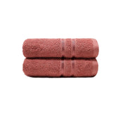 Home Elegance Comfort Living Hand Towel 200 Gsm (Apple Red)- Pack Of 2