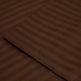 1 Fitted Elastic Bedsheet For King Size With 2 Pillow Covers - 108 X 108 Inches, Chocolate | Easy Care Instructions For Long-Lasting Elegance