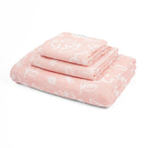 Doctor Towels, Banana Floral Towel Set Of 3-1 Bath Towel, 1 Hand Towel, 1 Face Towel, Super Soft & High Absorbency Towels For Sensitive Skin Quick Dry Towels Large Size (Coral)