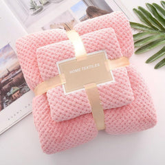Linear Microfiber Bath Towel & Hand Towel 300 Gsm | Microfiber Bath Towels For Large Size For Men & Women (Pink)