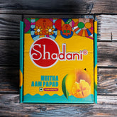 Shadani Meetha Aam Papad, Sweet & Sour Mango Relish (Meetha) 600gm,