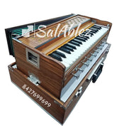 Musical Instrument Harmonium With Free Padded/Foam Bag - 42 Keys, 9 Stopper, 7 Bellow Folding, (Portable) Harmonium With Coupler, Two Quality Reeds (Base- Male), 3.5 Octave