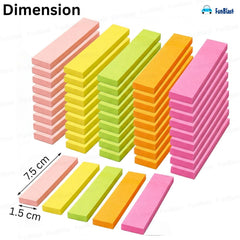 Sticky Notes – Sticky Pad, Sticky Notes Cute, Stick Notes For Study, Stationary Items (Pack Of 10)