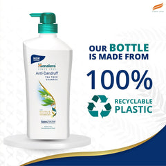 Himalaya Anti - Dandruff Tea Tree Shampoo, Removes Dandruff & Soothes Scalp | 1 Litre