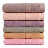Furnofy Premium Cotton Hand Towels Set Of 6 (Pastel Colour)