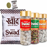 Panjon Swad Digestive Candy 25 Packet Combo | Shahi Anardana Khatta Meetha Aam & Shahi Navratan Mix 450gm, Pack Of 4