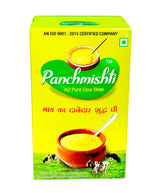 Organic Pure A2 Pure Ghee By Panchmishti | Good Source Of Vitamin A & Healthy Desi Danedar Cow Ghee Perfect For Laddus | (1 Litr) 33.8 Ounce | Box Pack