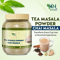 Mukunda Naturals Tea Masala Powder - 100gm, 3.5 Ounce | Premium Blend Of 100% Natural Spices - Rich Aroma & Taste Chai Masala | Enhance Your Tea Flavor