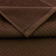 Casa Copenhagen Egyptian Cotton Exotic Hand Towel 400 Gsm (Wf Brown)- 2 Pcs