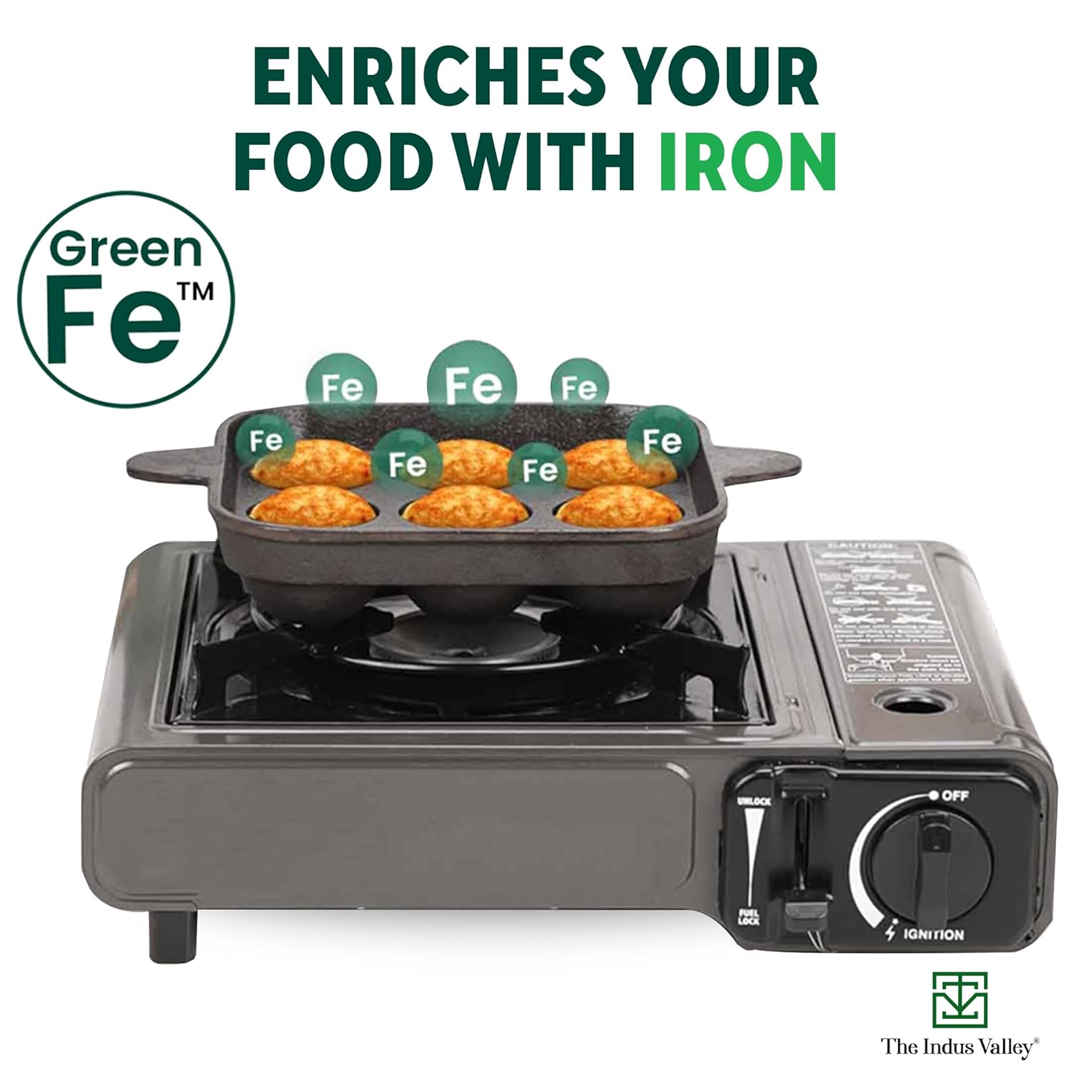 Pre-Seasoned Black Cast Iron Square Paniyaram Pan With Spatula - Small, 9 Pit, 9.4 Inch, 2.8 Kg | Induction Friendly - Nonstick Appe Or Paddu Pan,100% Pure & Toxin-Free, No Chemical Coating Pre-Seasoned Black Cast Iron Square Paniyaram Pan With Spatula - Small, 9 Pit, 9.4 Inch, 2.8 Kg | Induction Friendly - Nonstick Appe Or Paddu Pan,100% Pure & Toxin-Free, No Chemical Coating