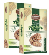 Premium Dried Afghani Anjeer By S.A Enterprises 1kg, (500gm*2) Each | Medium Size Figs Dry Fruits Healthy & Delicious Anjeer | 17.6 Ounce Each