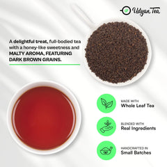 Udyan Tea Assam Exotic Chai - 250gm, 8.8 Ounce | Rich & Flavorful Chai - Premium Blend Of Fresh Tea Leaves | Traditional Indian Recipe - Natural Ingredients, High Caffeine Tea Leaf