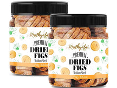 Premium Dried Afghani Anjeer Jar Pack Dried Figs By Medhyata 500gm, (250gm * Pack Of 2) | Rich Source Of Fibre Calcium & Iron | Low In Calories And Fat Free | Non-gmo Dried Anjir | 17.6 Ounce