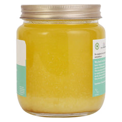 Natural Himalayan A2 Cultured Bilona Badri Cow Ghee By Hetha | Good Source Of Energy & Nutrients Healthy Desi Ghee With Rich Aroma | (500ml) 16.9 Ounce | Jar Pack