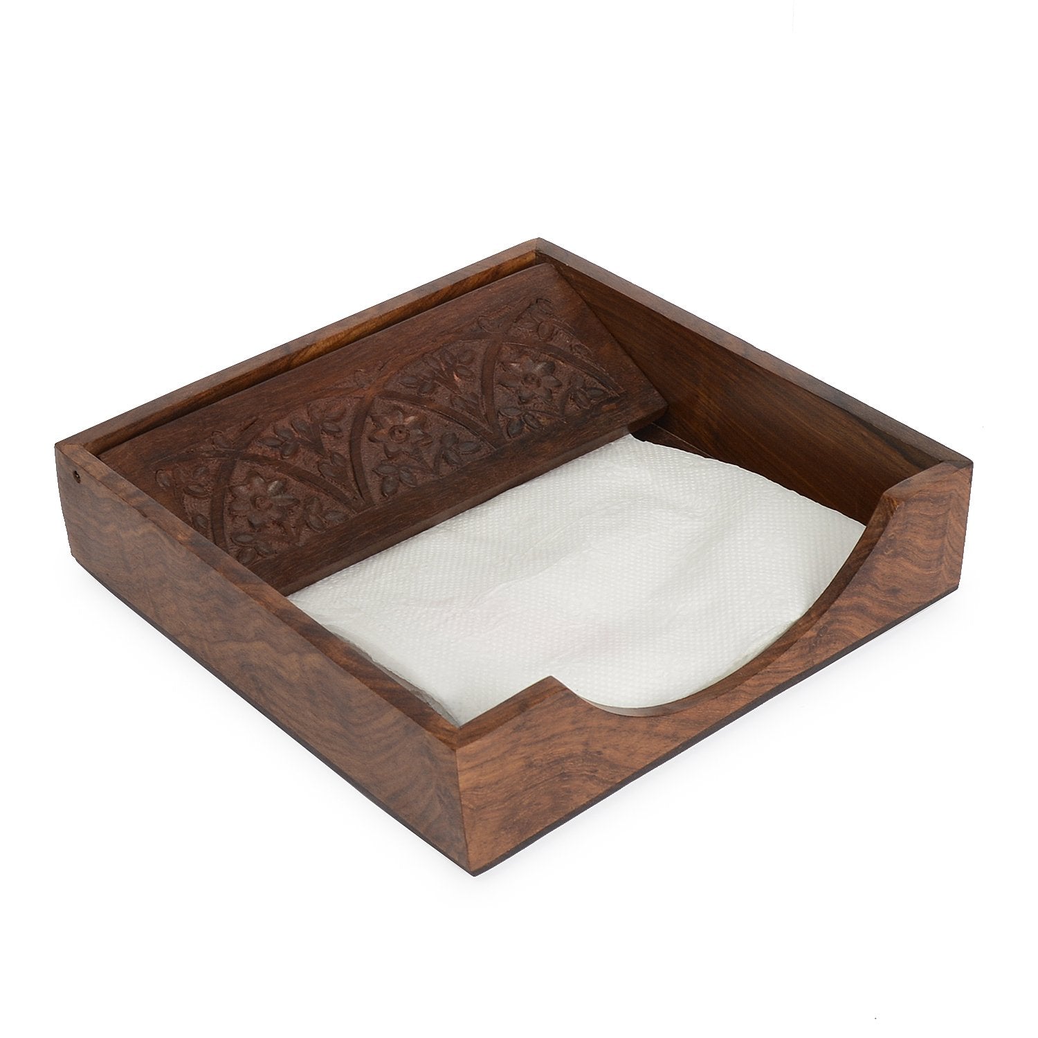 Handcrafted Platter In Brown Sheesham Wood - 10 X7.5 | Serving Platter, Snacks Platter - Dining Table Platter, Condiment Platter Handcrafted Platter In Brown Sheesham Wood - 10 X7.5 | Serving Platter, Snacks Platter - Dining Table Platter, Condiment Platter