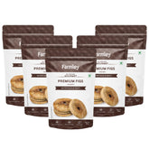 All Natural Gourmet Premium Figs By Farmley 1kg, (200gm*5) Each | Dried Anjeer, Rich Source Of Vitamins Dietary Fiber | 35.2 Ounce