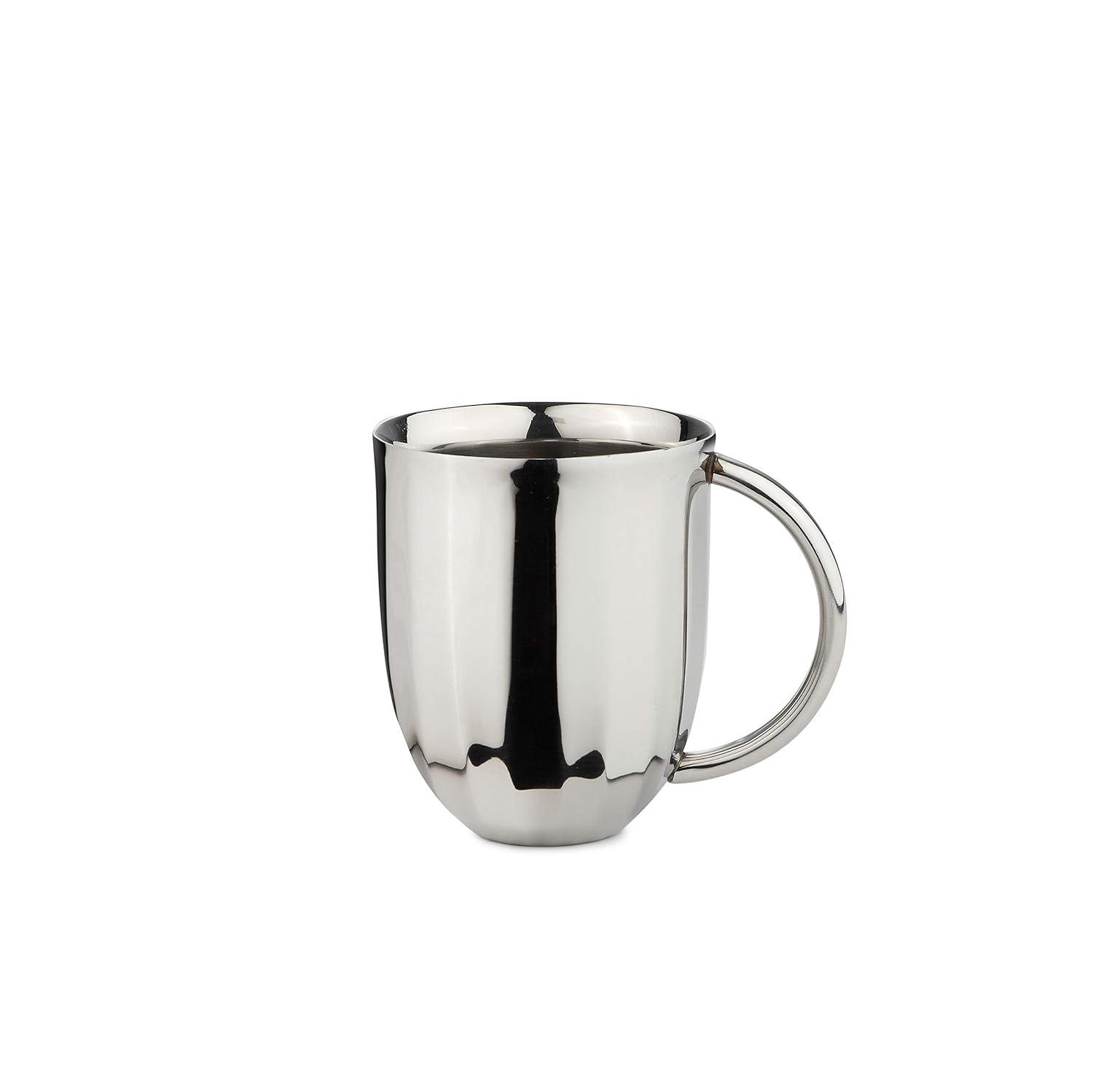 Designer Chrome Stainless Steel Tea Coffee Mug Set Of 2 - 180ml Each | Corporate Gifting For Diwali - Unbreakable Cup For Kitchen & Home Decor, Dining Tableware Designer Chrome Stainless Steel Tea Coffee Mug Set Of 2 - 180ml Each | Corporate Gifting For Diwali - Unbreakable Cup For Kitchen & Home Decor, Dining Tableware