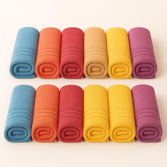 Space Fly Cotton Hand Towels 150 Gsm | Soft & Absorbent, Quick Dry Towels For Bathroom, Gym, Face & Hand Drying (Multicolor)