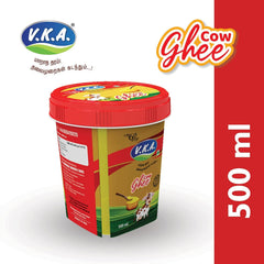 Premium Cow Desi Ghee By V.K.A. | Rich In Taste & Nutrients Bilona Desi Cow Ghee Perfect For Cooking | (500ml) 16.9 Ounce | Bucket