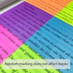 Transparent Self Sticky Note Pads, Self Adhesive Removable Perfect For Studying | 300 Sheet, Green