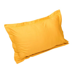 Single Bedsheet With 1 Pillow Cover - 61 X 88 Inches, Lemon Yellow | Perfect For Gifting On Diwali & Baby Showers Christmas Bedsheet