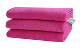 Softspun Microfiber Cloth 450 Gsm | Thick Lint & Streak-Free Multipurpose Cloths Automotive Microfibre Towels (3 Pcs) - Pink