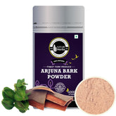 Nature Herbs 100% Natural Arjuna Bark Powder For Heart Health With Medicinal Properties Like Antioxidant, Anti - Inflammatory | 200gm 0.4lbs Each Pack Of 4