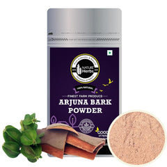 Nature Herbs 100% Natural Arjuna Bark Powder For Heart Health With Medicinal Properties Like Antioxidant, Anti - Inflammatory | 200gm 0.4lbs