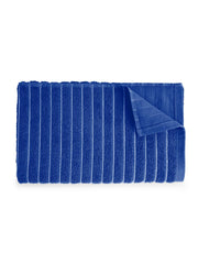 Welspun 2 In-1 100% Cotton 400 Gsm Bath Towel (Navy Blue)