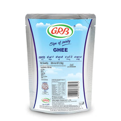 Premium Desi Ghee By GRB | Rich In Vitamin A, D, E & K Healthy Desi Ghee Perfect For Parathe | (200ml) 6.7 Ounce | Pouch Pack