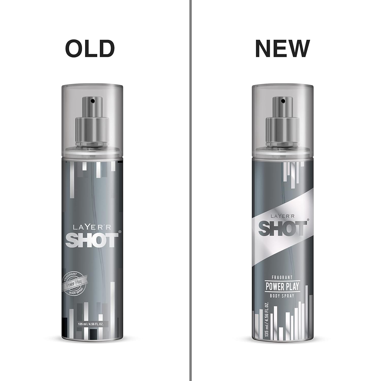 Layer'r Shot  Power Play Deodrant Body Spray 135ml 4.56 Fl.oz. |  For Men Layer'r Shot  Power Play Deodrant Body Spray 135ml 4.56 Fl.oz. |  For Men