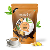 Chaizup Premium 1 Min Instant Ginger Tea Premix - 1 Kg Poly, 35.2 Ounce | Just Add Hot Water - Assam Adrak Chai Powder | Low Caffeine, No Added Color - Home Like Tea