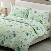 Cotton Bedsheet For King Size With Pillow Cover Set - 108x108 Inches, Green | Breathable & Light Weight, All Season Comfort-Ideal For Daily Use & Gifting Bedsheet