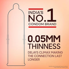Manforce Epic Pleasure| Ultra Thin Condom | Long Lasting Pleasure | Raspberry Flavour | 10 Pcs |