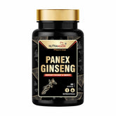 Nutramagik Panax Ginseng, Boosts Immunity Supplement For Men & Women 400mg | 60 Vegetable Capsules 100gm 0.2lbs