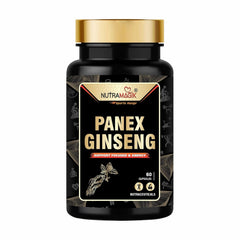 Nutramagik Panax Ginseng, Boosts Immunity Supplement For Men & Women 400mg | 60 Vegetable Capsules 100gm 0.2lbs