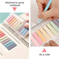 Writable Sticky Index Tabs, Sticky Note Tabs, Book Flags Tabs Strip Index Tabs - 400 Pcs