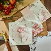 Sticky Notes Set, 200 Self Stick Memo Pad With Delicate Heart, Rose & Butterfly Designs (3)