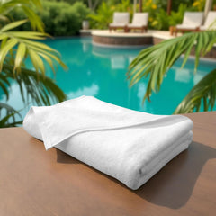 Labham 100% Cotton Bath Towel 700 Gsm | Ultra-Soft Super Absorbent & Quick Dry Bath Towel (White)
