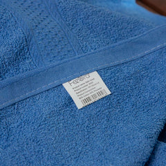 Fezora 100% Cotton Bath Towel 450 Gsm | Ultra Soft, Quick Dry, High Absorbency, Skin-Friendly Large Size Bath Towel (Dark Blue)